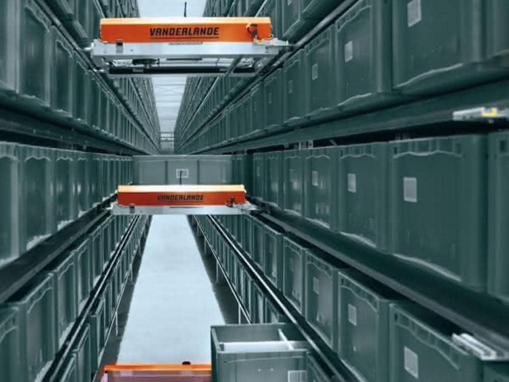 Das Microshuttle von Vanderlande
