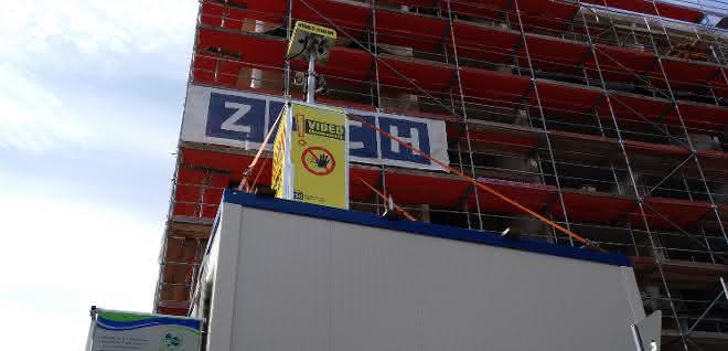 Baustellenüberwachung: Hotelbau bewacht per Video Guard