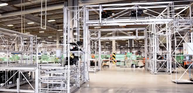 Production logistics with Karakuri bridge