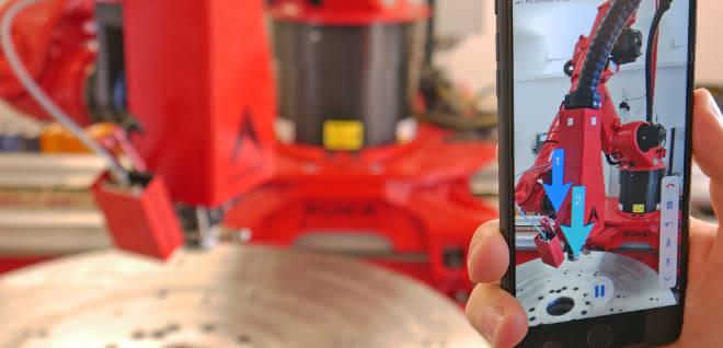 Service with augmented reality