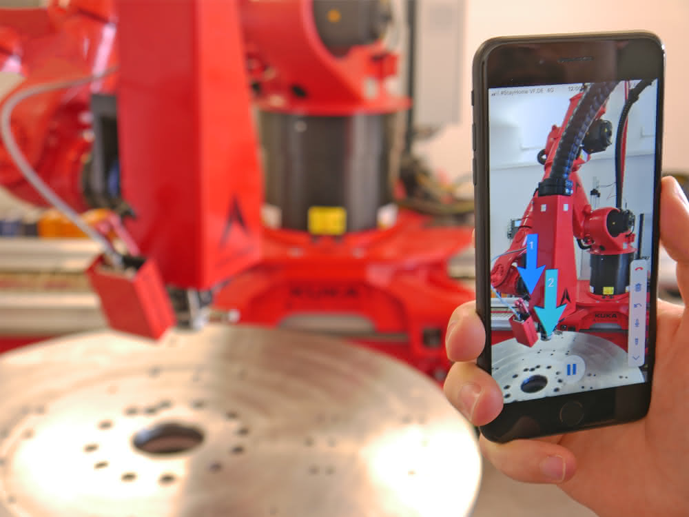 Service with augmented reality