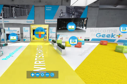 Robot provider Geek+ opens virtual 3-D Solution Center