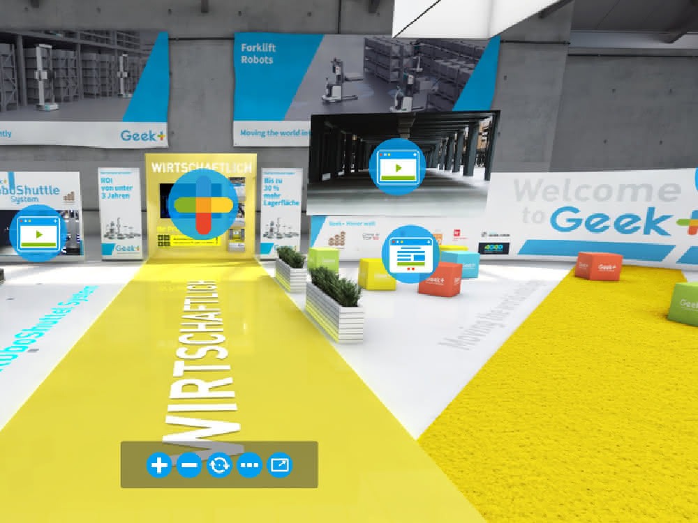 Robot provider Geek+ opens virtual 3-D Solution Center