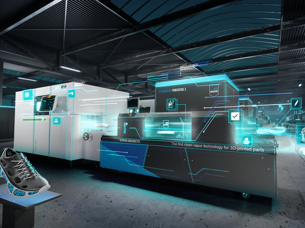 Virtual reference factory for additive manufacturing
