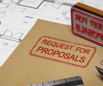 Stempel "Request for Proposals"