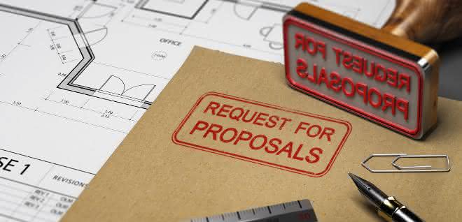 Reinräume qualifizieren: Dichtheitsprüfungen von Reinräumen und Laboren Stempel "Request for Proposals"
