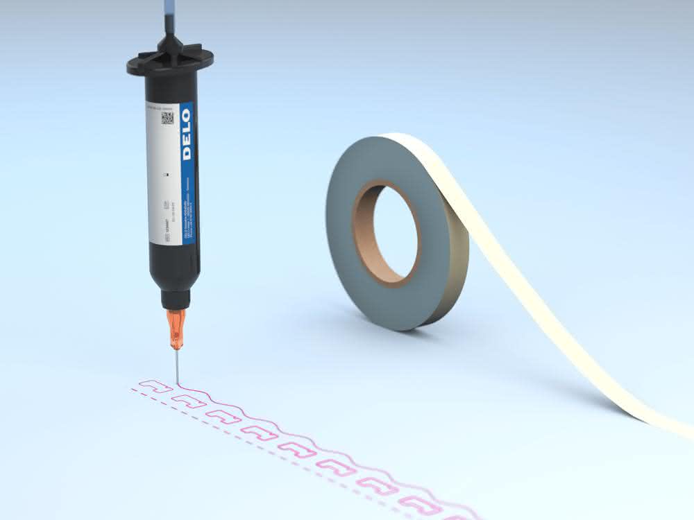 Delo high-tech adhesives: "Liquid adhesive tape" for electronics