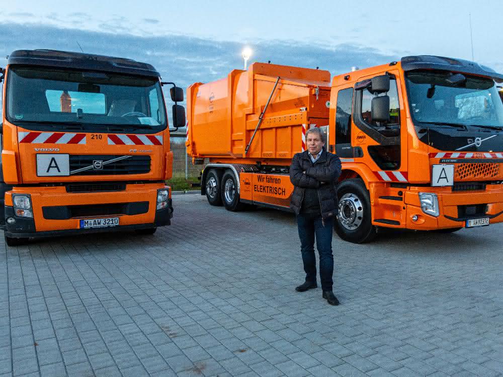 Erster Volvo FE Electric für München