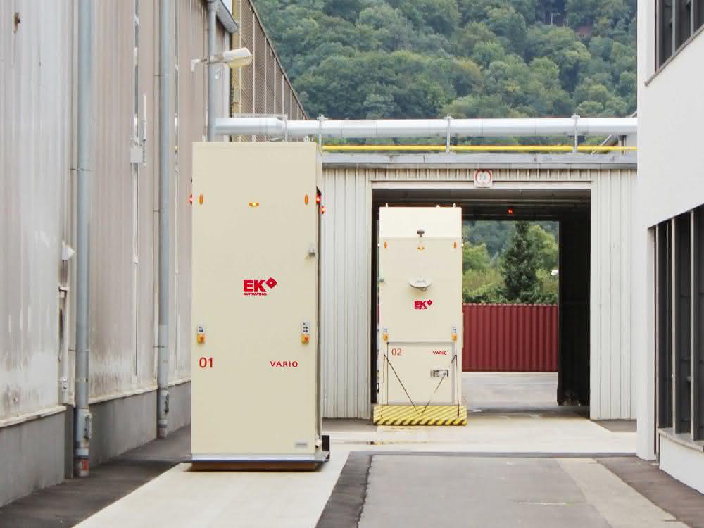 Fit for automated material and goods flow outdoors