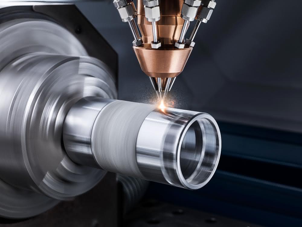 Laser deposition welding