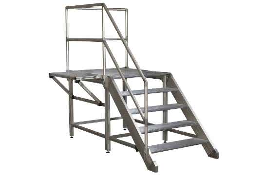 Treppen- und Arbeitsbühnen-System