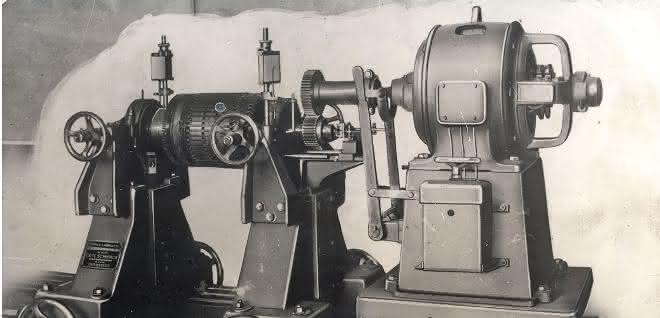 Balancing machine from 1912