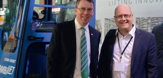 Inside Combilift: „Deutsche Geschäftspartner sind für Innovationen offen“ Messestand von Combilift