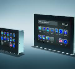 Scratch and impact-resistant glass touchscreens PMIviso v807 and v812 from Pilz