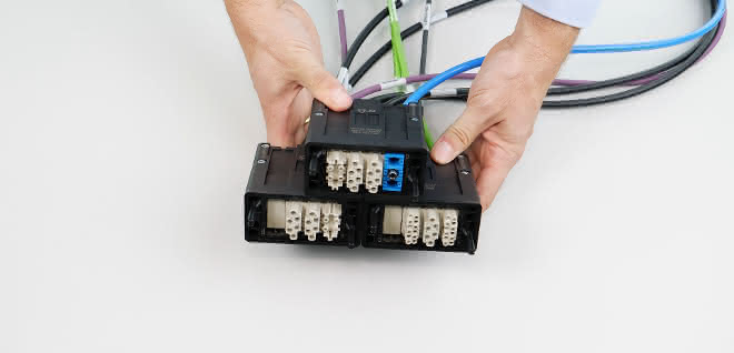 Insert cables