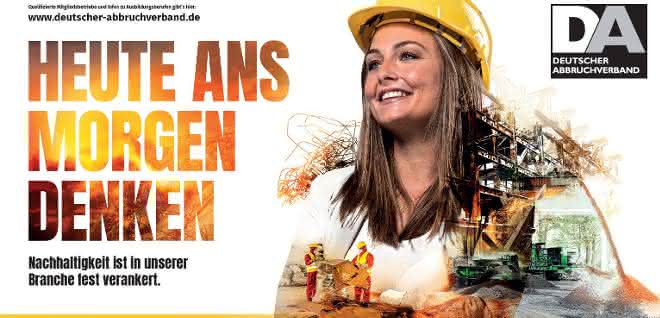 Neue Außendarstellung: Deutscher Abbruchverband startet Imagekampagne