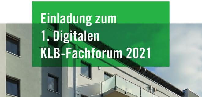 Web-Seminar: Digitales KLB-Fachforum für Planer