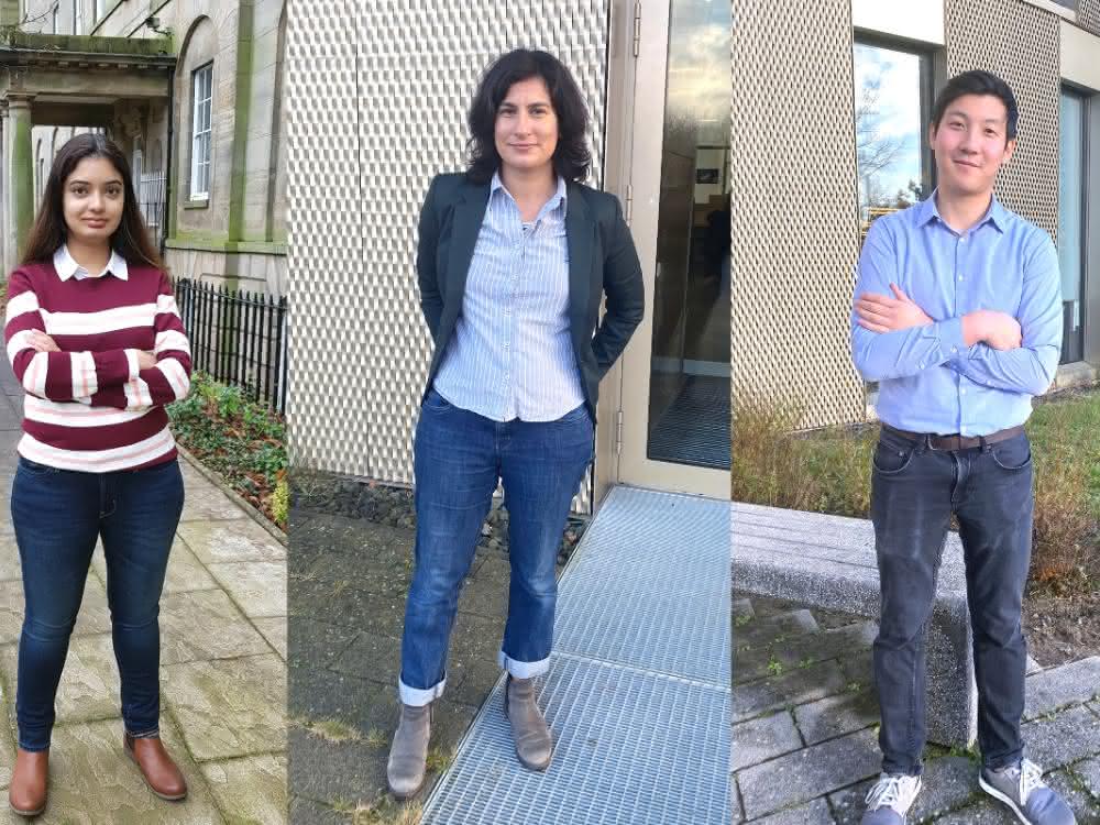 Dr. Neha Mishra, Dr. Joana Pimenta Bernardes und Dr. Florian Tran
