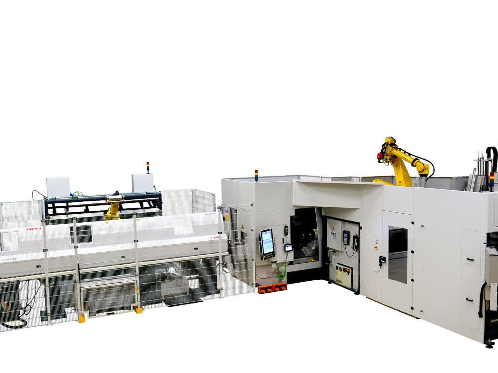 Fully automatic machine for tube processing