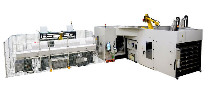 Fully automatic machine for tube processing