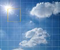 Clouds and sun