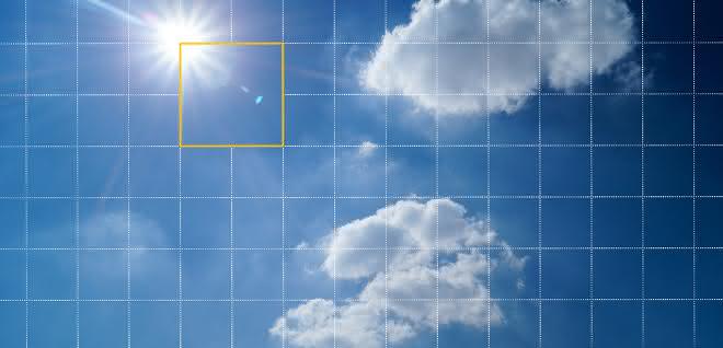 Clouds and sun