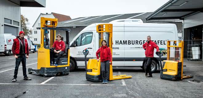 Jungheinrich donates forklift trucks to Hamburger Tafel