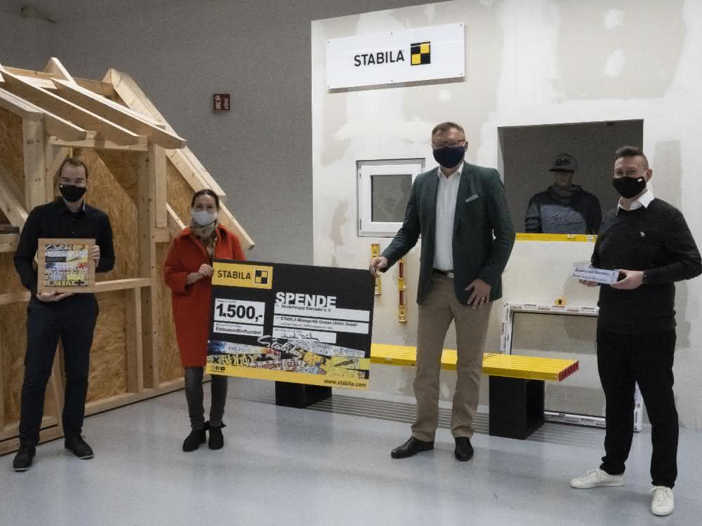 Stabila spendet für das Kinderhospiz Sterntaler