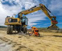 Baumaschinen: Eine Million ­Kubikmeter Erde bewegen