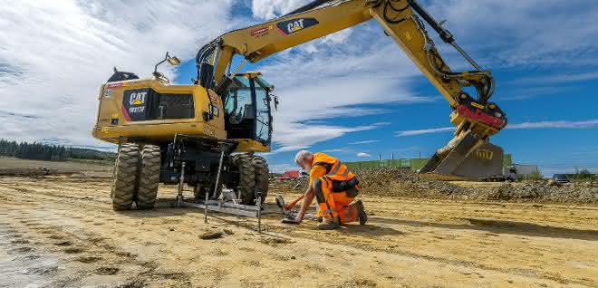 Baumaschinen: Eine Million ­Kubikmeter Erde bewegen