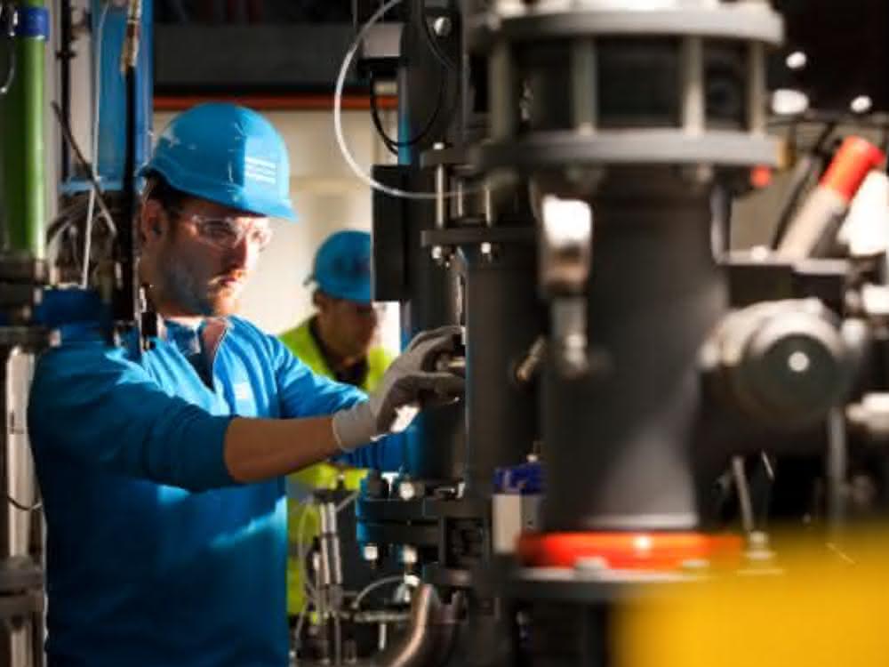 Atlas Copco technicians at work