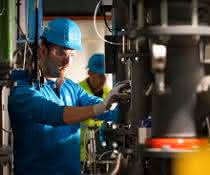 Atlas Copco technicians at work