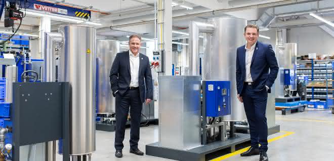 Norbert Strack (left) and Yannick Koch