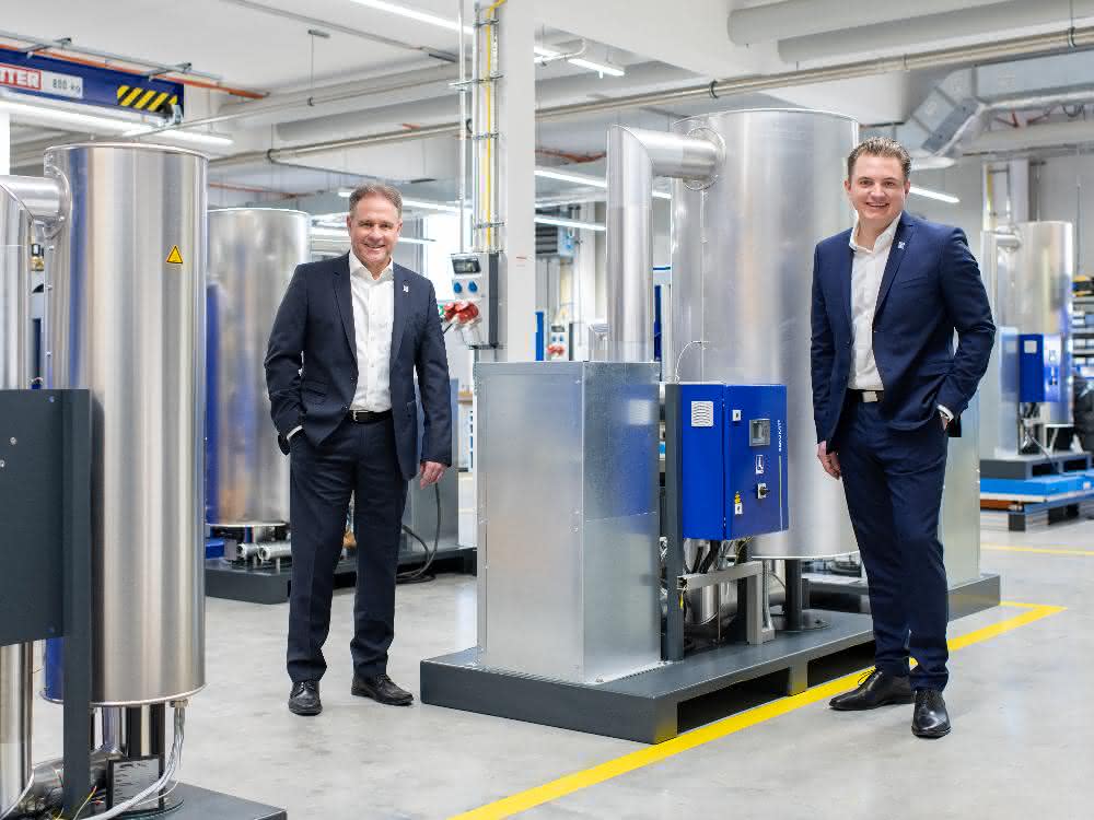 Norbert Strack (left) and Yannick Koch