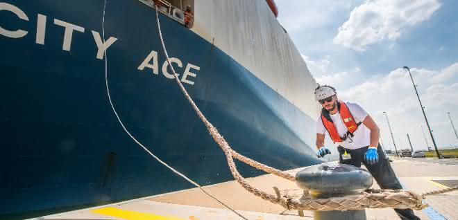 Record container throughput in the port of Antwerp