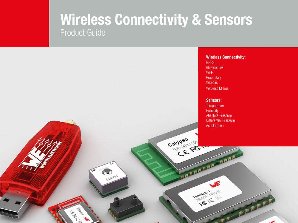Wireless Connectivity &amp; Sensors Product Guide