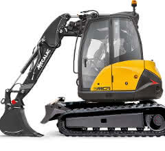 Neuer Ausleger für Mecalac Bagger
