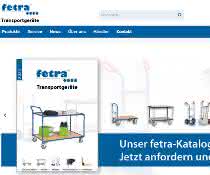 New fetra website with connection to the merchandise management system