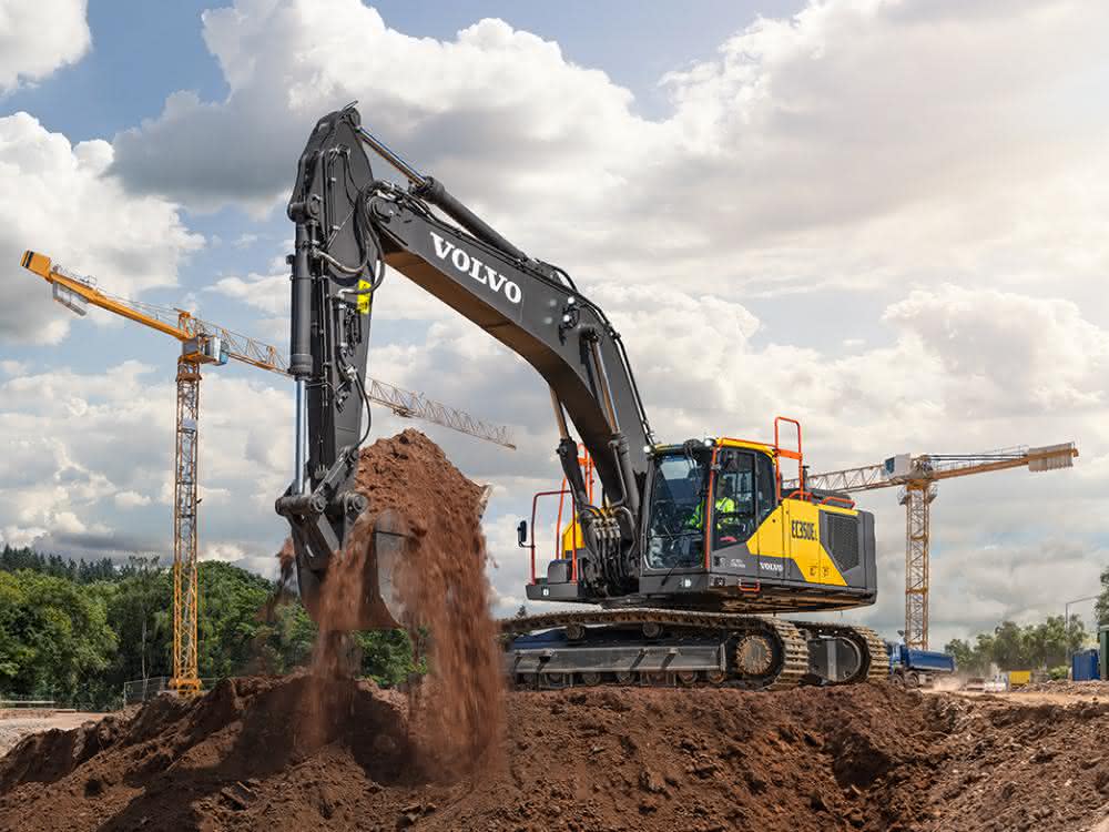 Angebotsspektrum erweitert: Neuer Volvo-Bagger für die 35-Tonnen-Klasse
