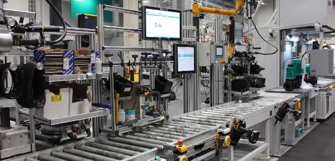 Production line at Wilo