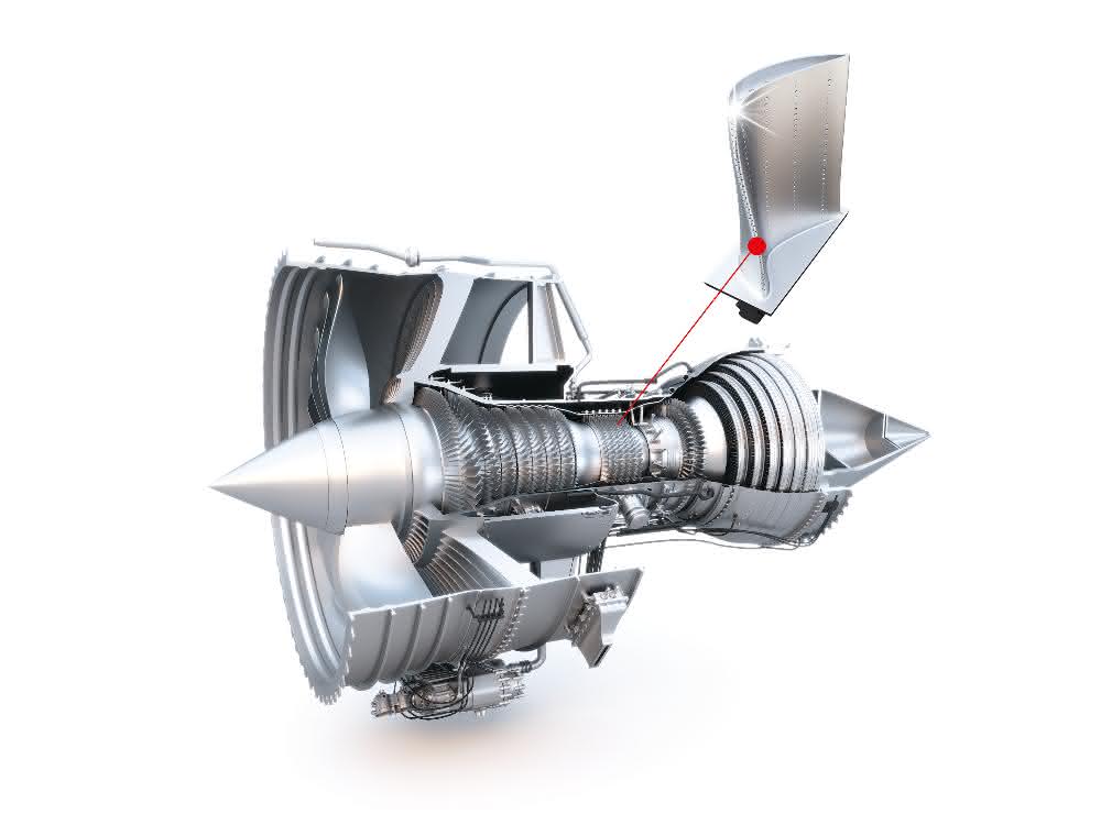 Turbine im Anschnitt