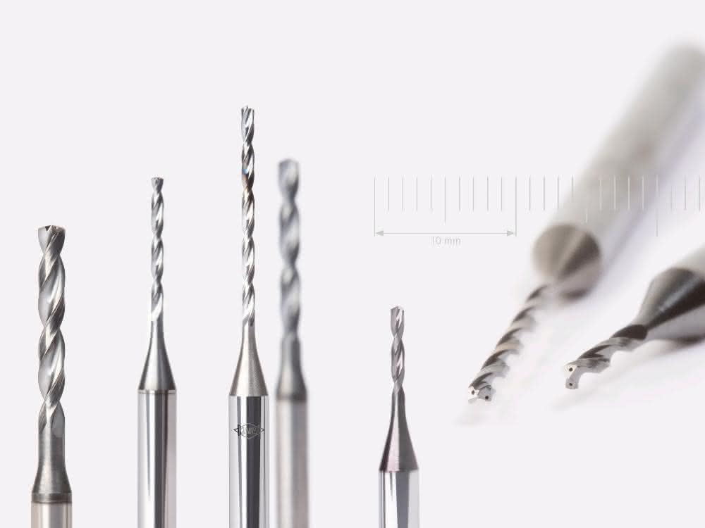 Mapal-Vollhartmetallbohrer: Durchmesser ab 1 mm mit Innenkühlung bohren