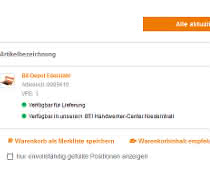 Neue Click & Collect Funktion: BTI entwickelt Online-Shop weiter