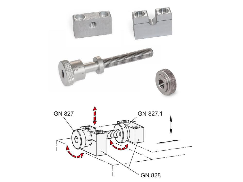 Stainless steel set screw GN 827 Stainless steel set screw GN 827