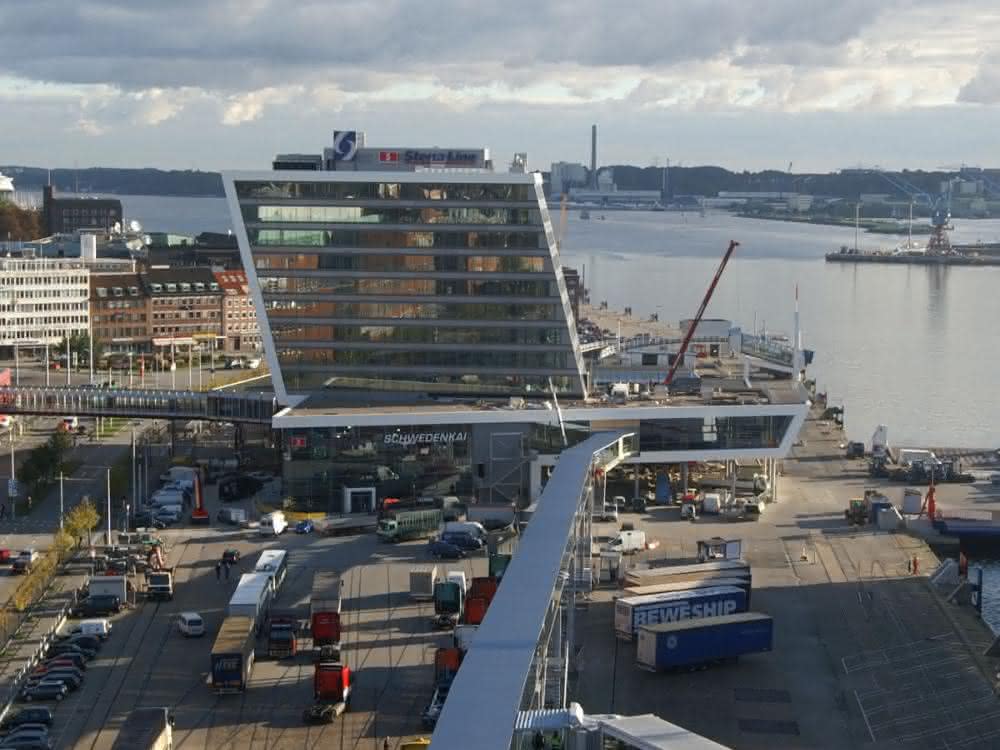 Terminalgebäude in Kiel. Terminalgebäude in Kiel.