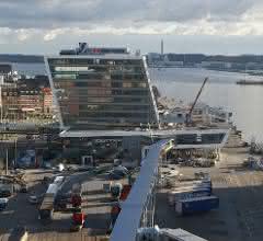 Terminalgebäude in Kiel.