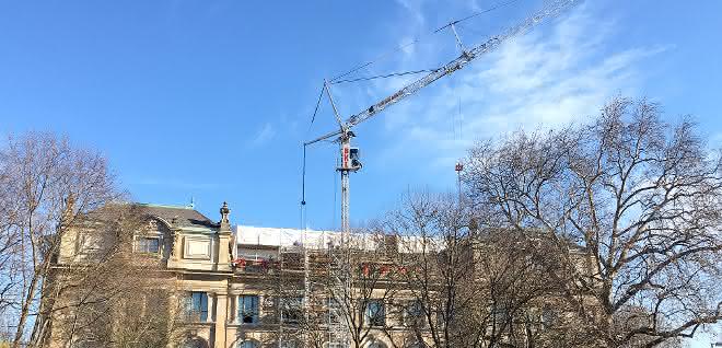 Mobilbaukran: Agil auf engem Raum