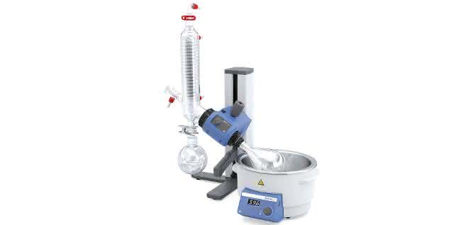 Aufkonzentrieren und Destillieren: Rotationsverdampfer Rotationsverdampfer der RV 3-Serie von Carl Roth
