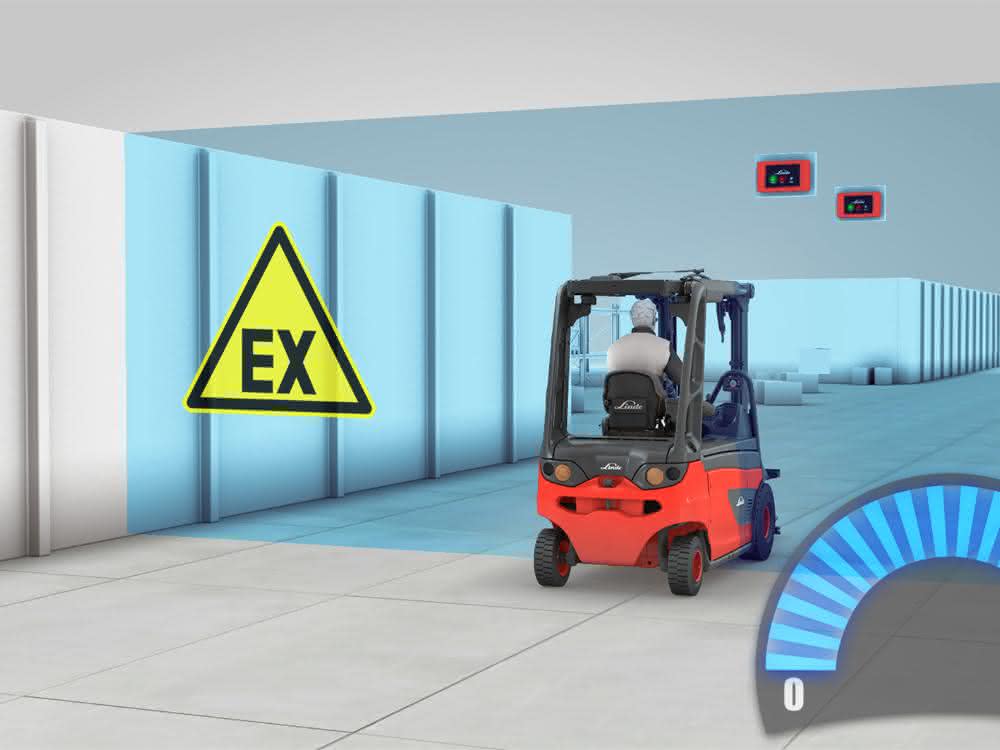 Explosion protection: Linde Material Handling Assistant for intelligent accident prevention