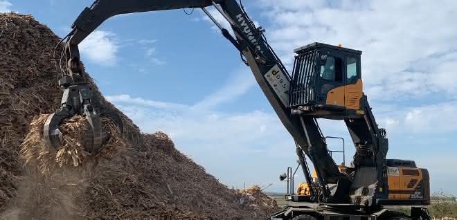 Neuer Hyundai-Umschlagbagger für französisches Recycling-Unternehmen